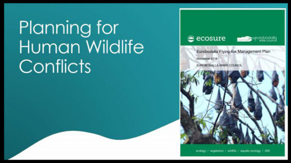 A discussion paper on Planning for Human Wildlife Conflicts